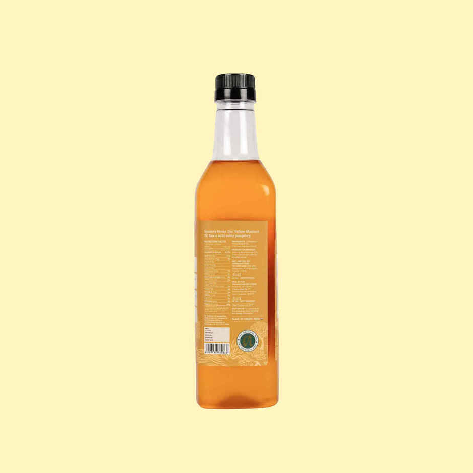 Anveshan Yellow Mustard (Sarson) Wood Cold Pressed Oil