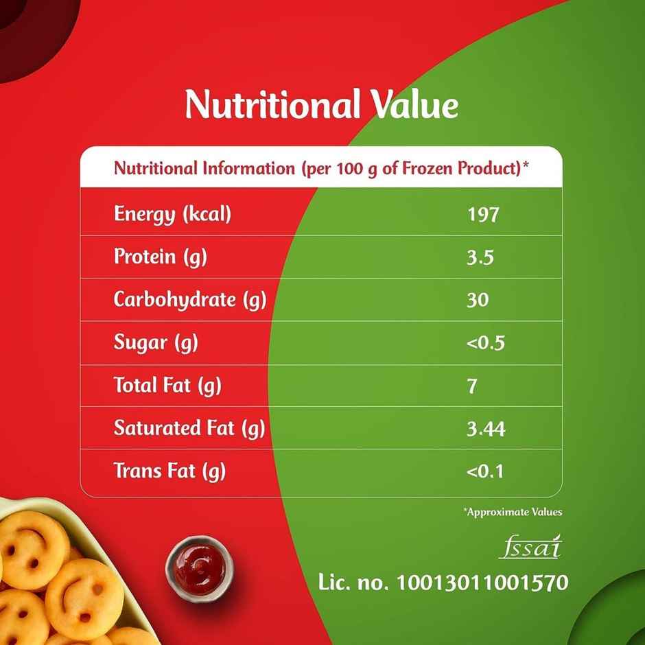 McCain Smiles | Crispy Potato Snacks | No Added Preservatives