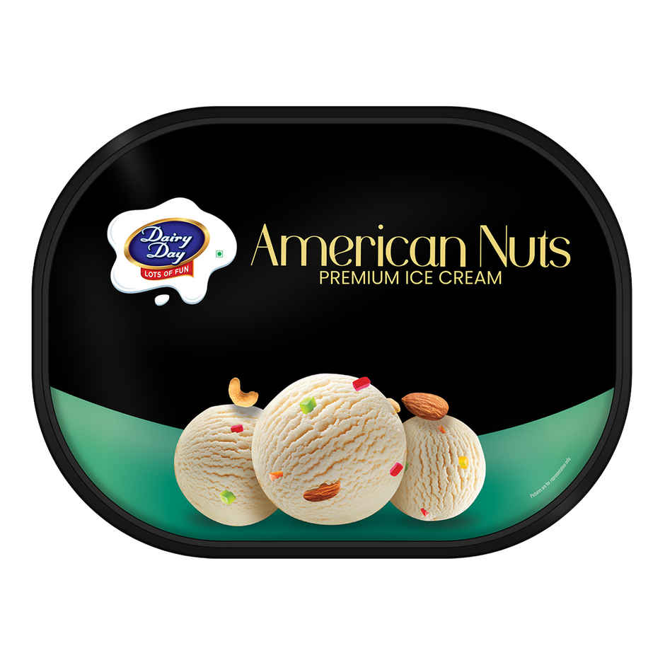 Dairy Day American Nuts Ice Cream Tub | Creamy & Nutty