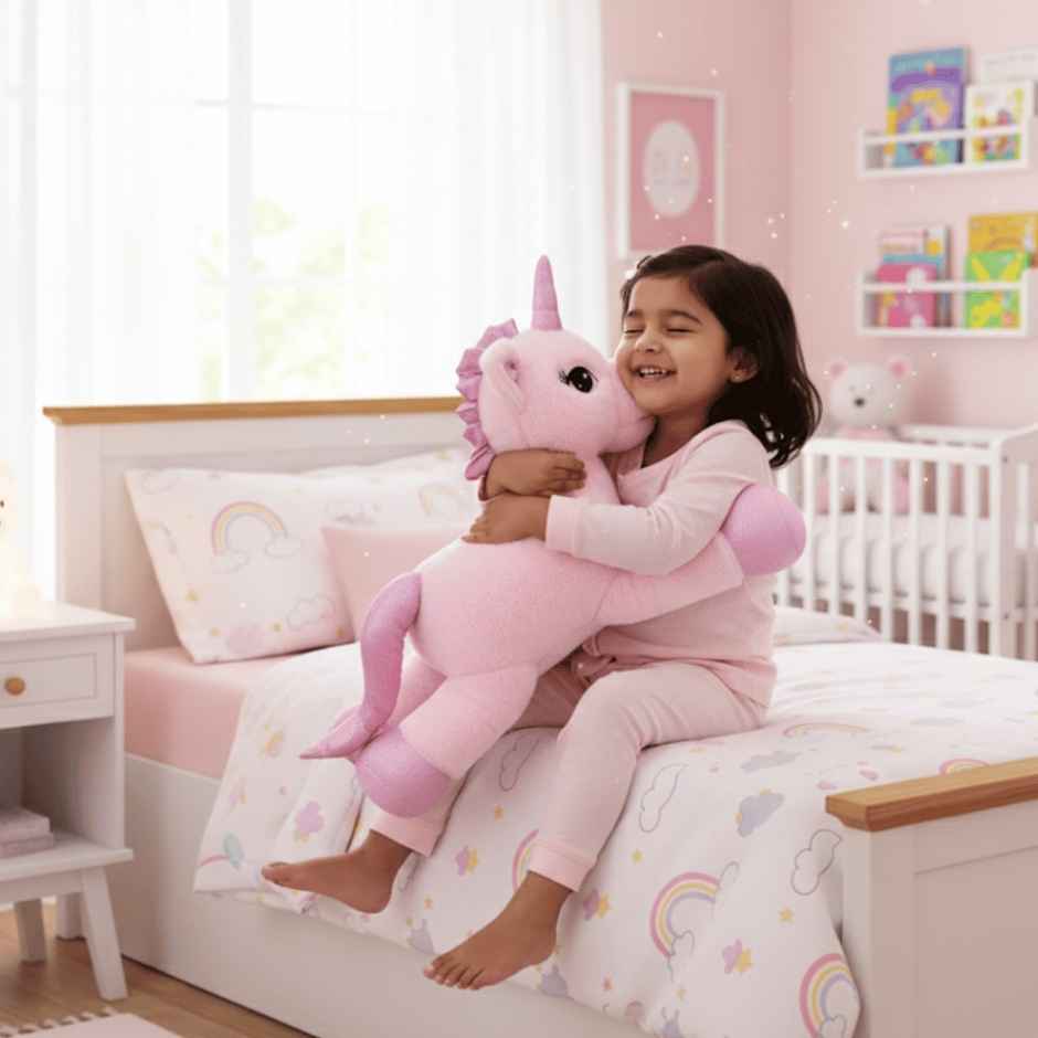 Toytales Glitter Unicorn 75cm | Cute Stuffed Animal | Birthday Gift For Girls | Soft Toy| Animal
