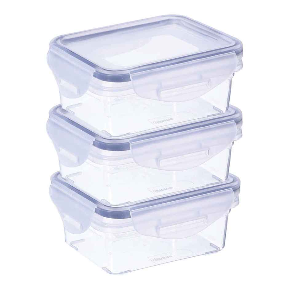 All Time Lock & Safe Storage Container 200 ml x 3 Pcs set (Colour May Vary)