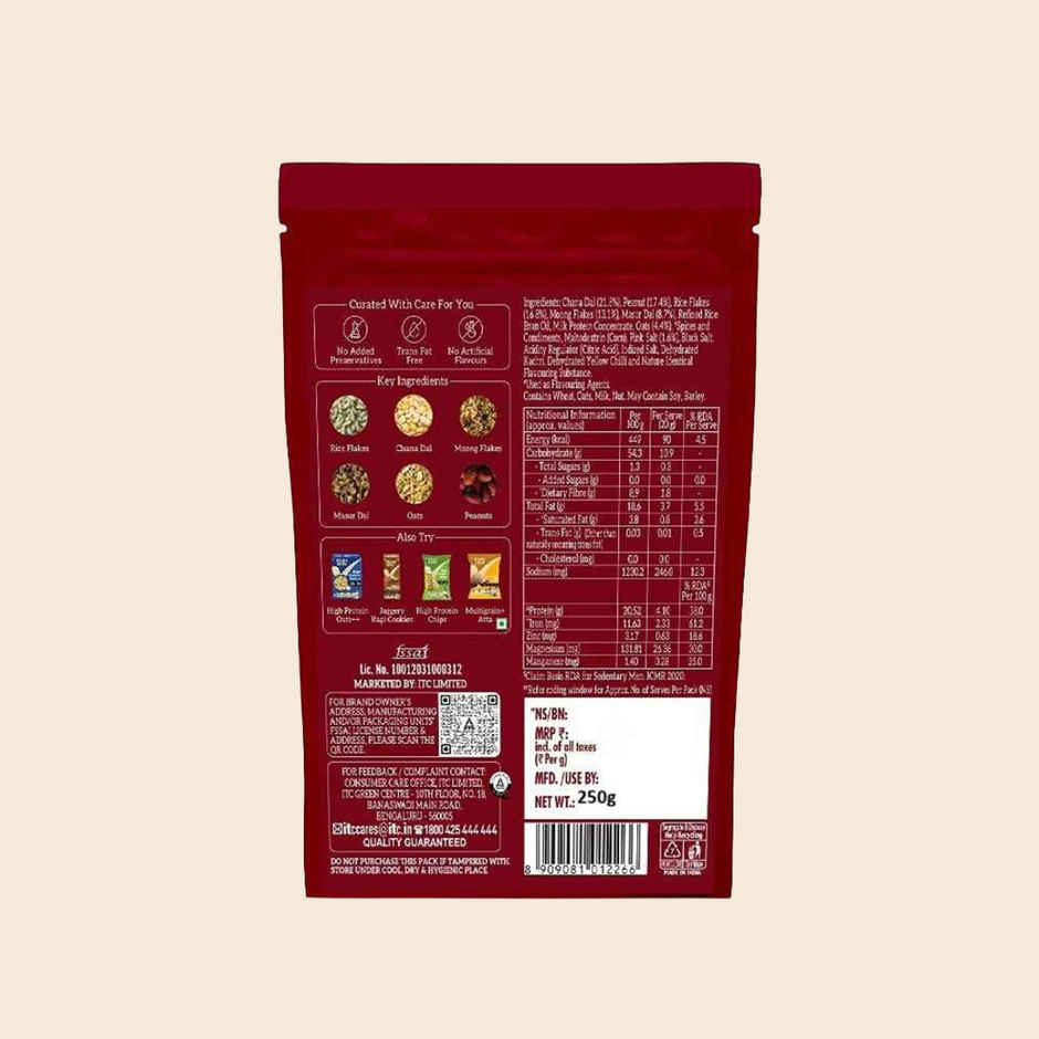 Right Shift High Protein Roasted Mixture | Navrattan Namkeen | No Palm Oil | 20g Protein | Not Fried | Healthy Snack 