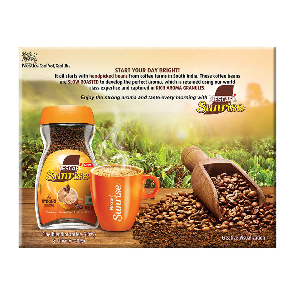 Nescafe Sunrise Instant Coffee Powder by Nescafe with Free Mug