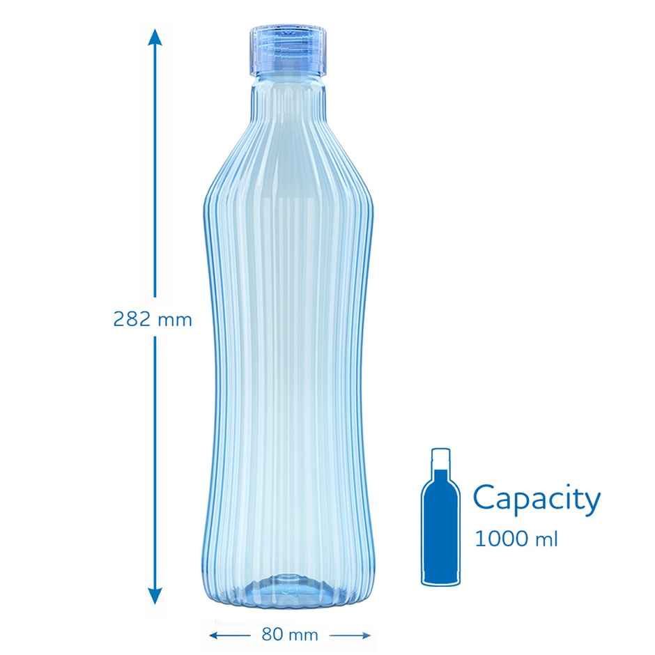 Kolorr Oscar Bottle 1L | Blue a sleek and portable bottle | perfect for work or travel