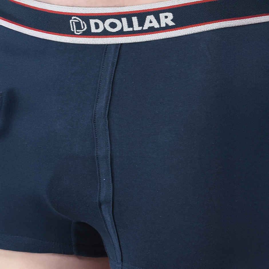 Dollar Bigboss Men's Solid Combed Trunk With Double Pouch Support | Pack Of 2 | Assorted - L