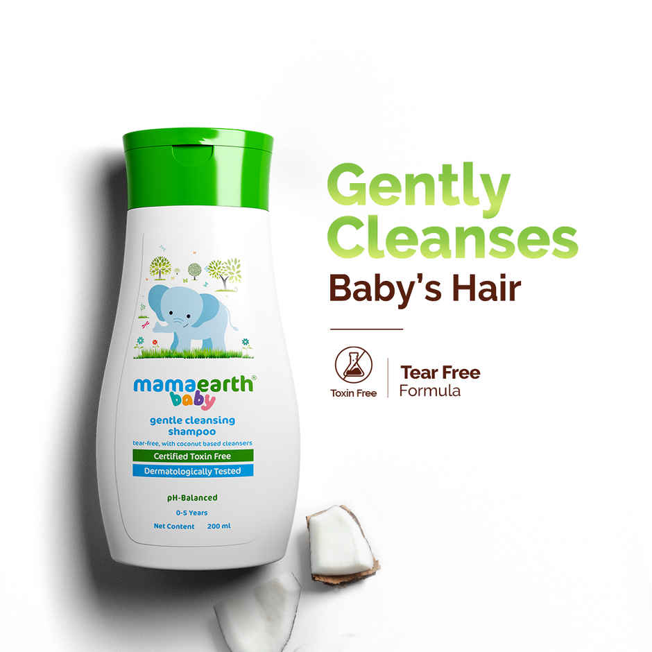 Mamaearth Gentle Cleansing Shampoo For Babies