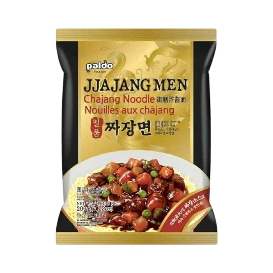 Paldo Jjajangmen Non Spicy Korean Blackbean Sauce Noodles Veg Combo