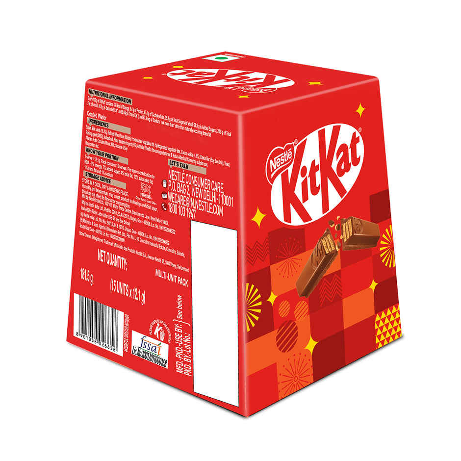 Nestle KitKat Choco Coated Wafer Bar - 2F Mini Gift Box Chocolate