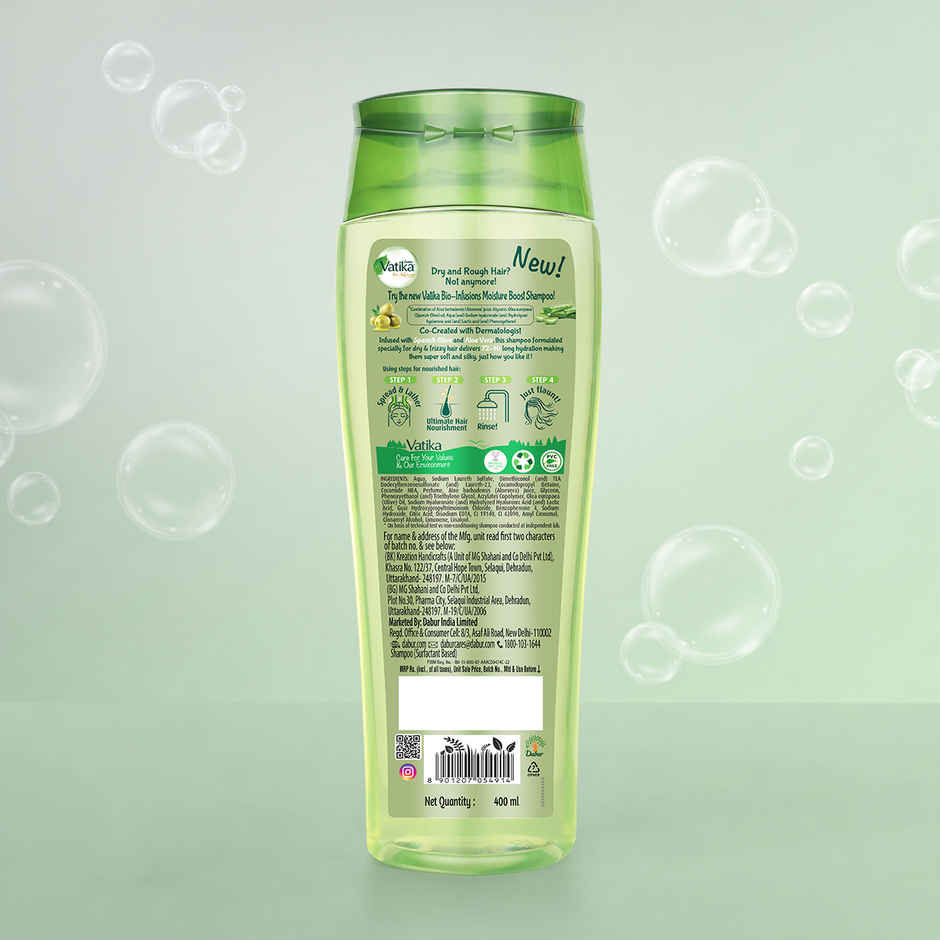 Dabur Vatika Bio Infusions Moisture Boost Shampoo