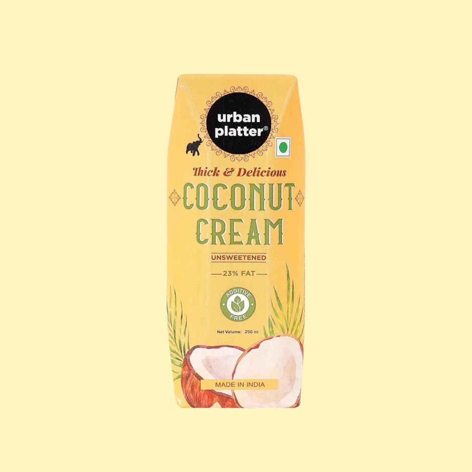 Urban Platter Unsweetened Coconut Cream