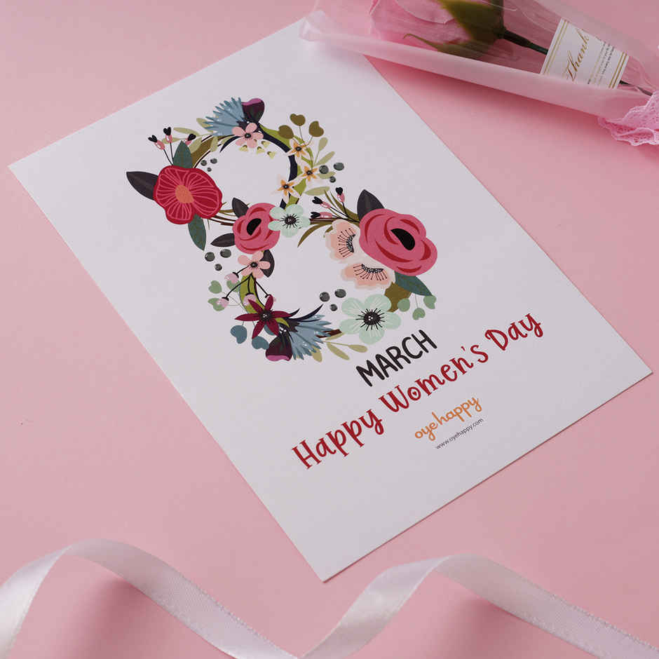 Happy Women's Day | Single Card | Oye Happy