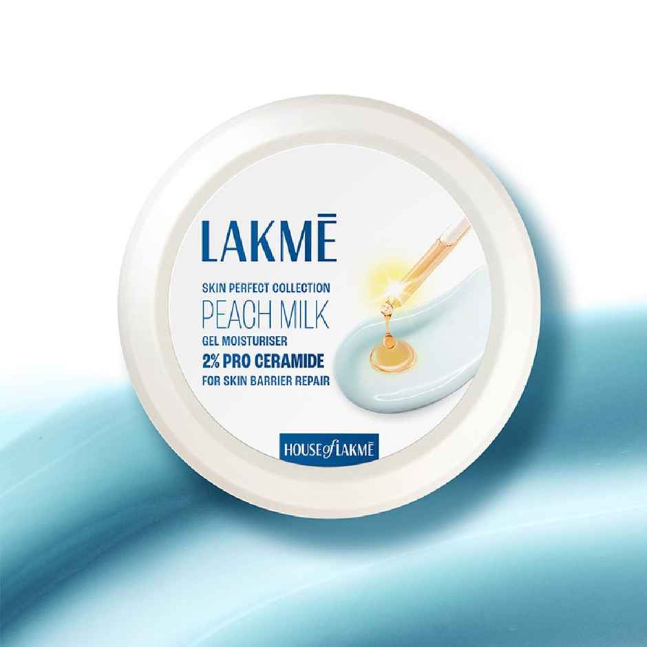 Lakme Peach Milk Vit E Gel Moisturizer, Lightweight Gel To Hydrate Skin With Vitamin E