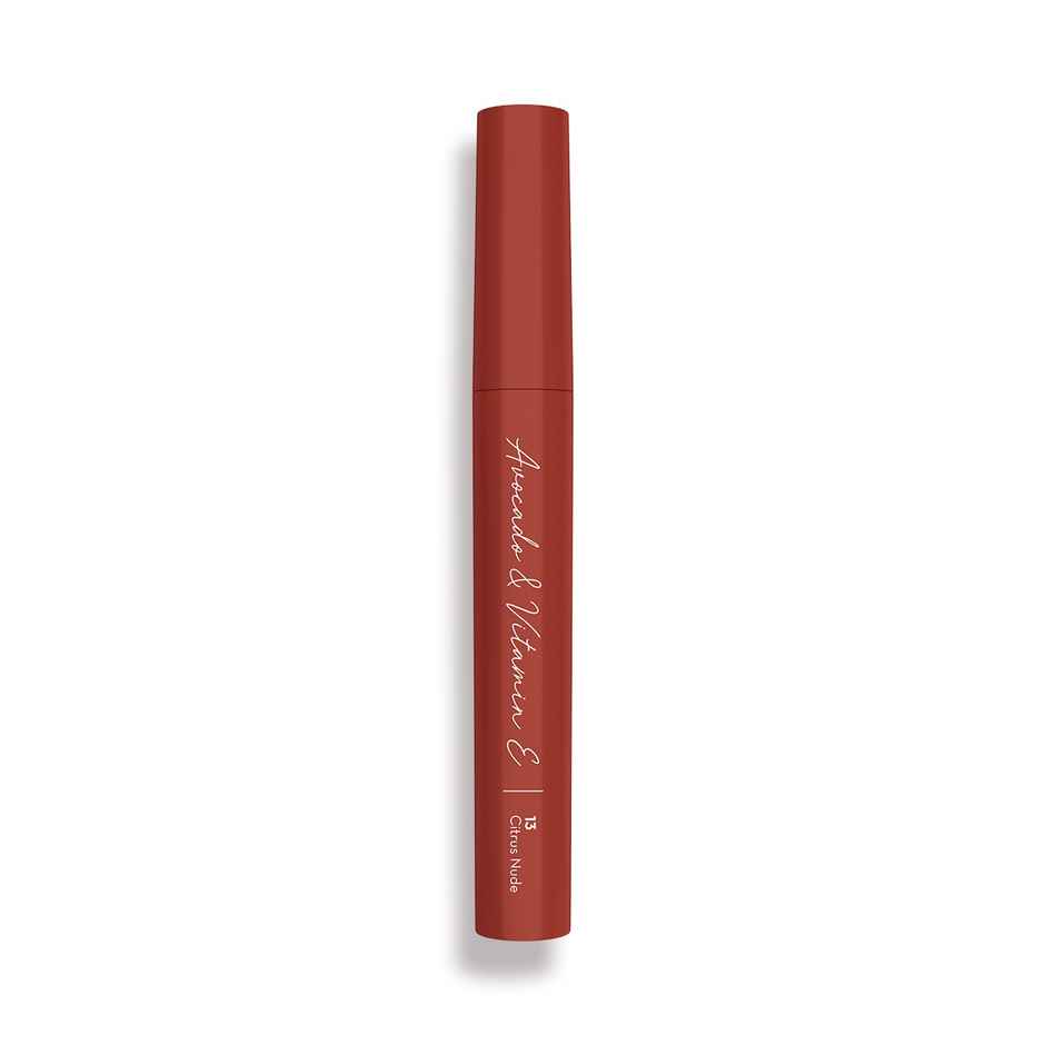 Mamaearth Moisture Matte Longstay Lipstick With Avocado Oil & Vitamin E - Citrus Nude