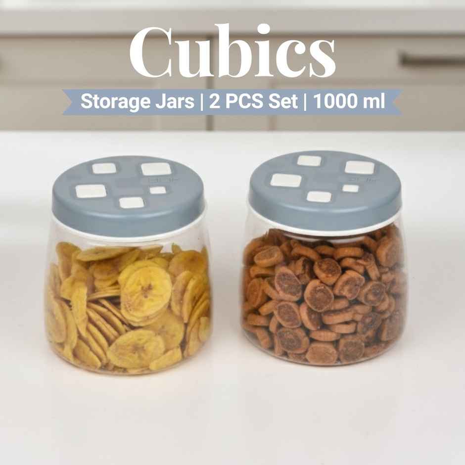 FLAIR Cubics Containers | Blue - 1 L