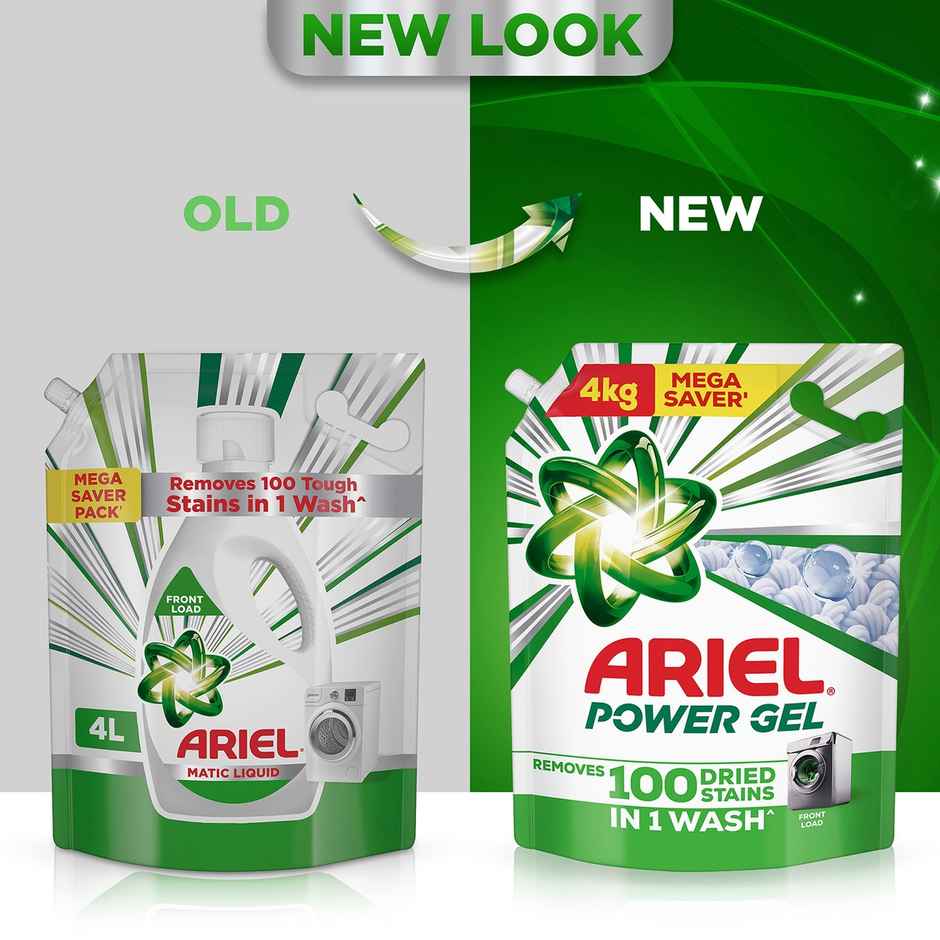 Ariel Power Gel Liquid Detergent for Front load washing machine