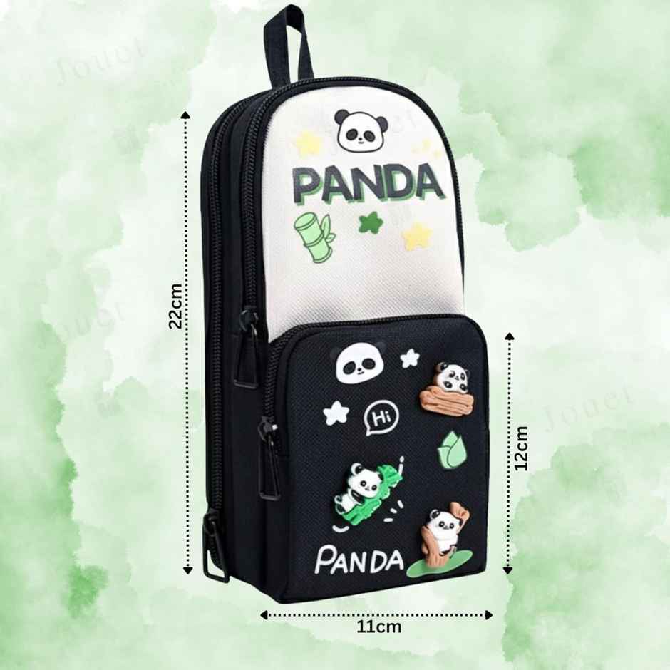 Fablue Panda Pencil Pouch | Black & White