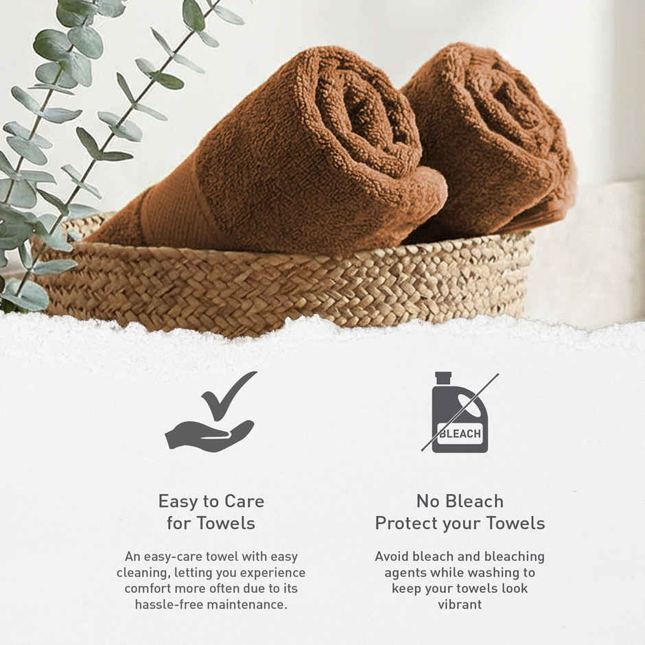 Mytrident Urban Comfort Cotton Bath Towel | Coconut Shell
