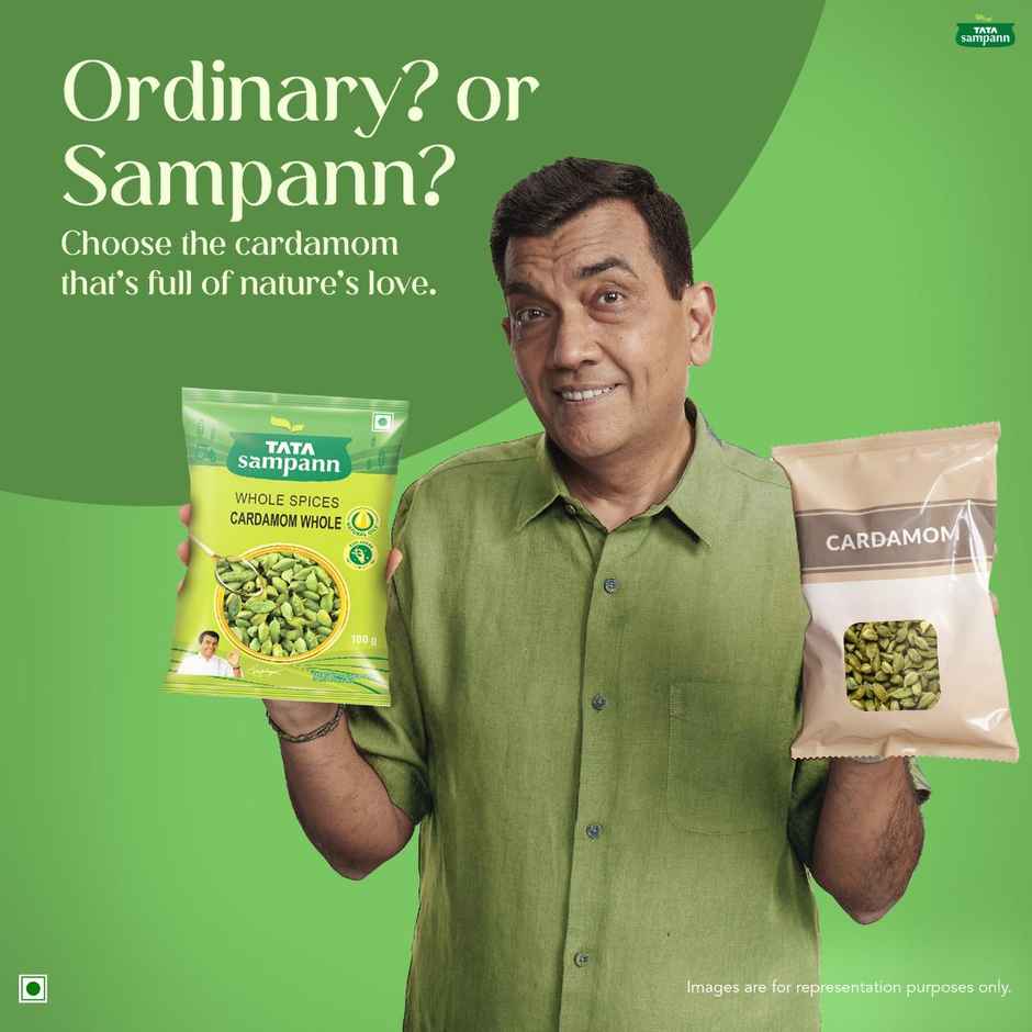 Tata Sampann Cardamom Whole, Sweet Aroma & Rich Flavour