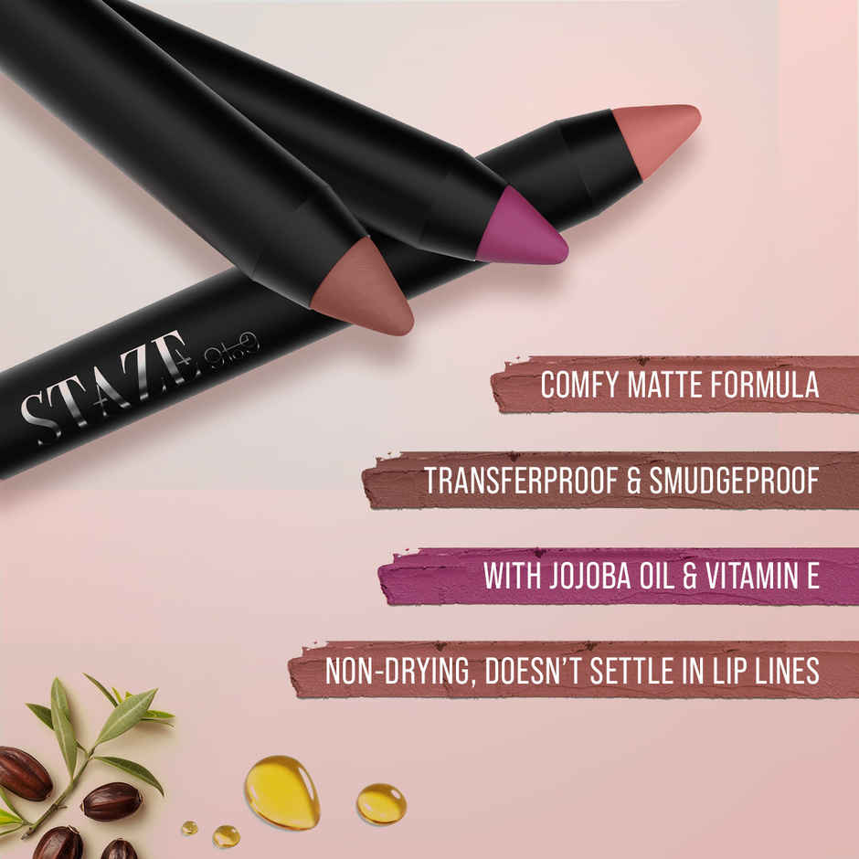 Staze The Signature Lip Crayons - Lipstick Set