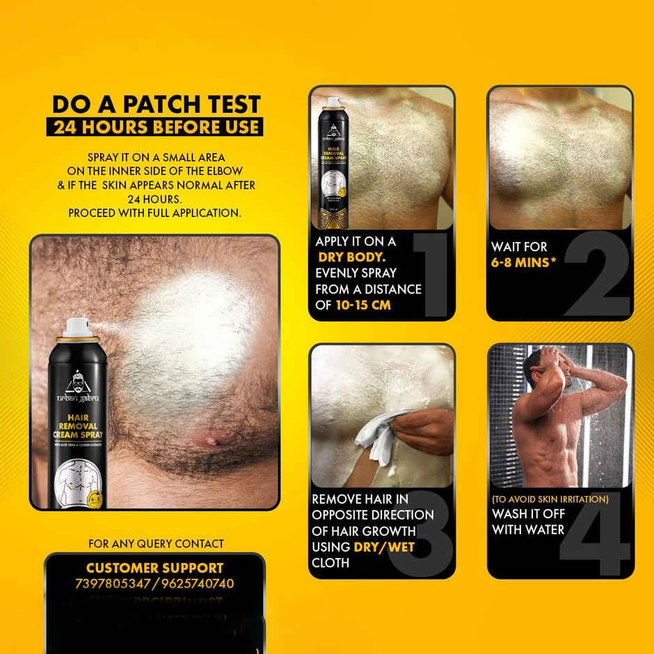 Urban Gabru Hair Removal Cream Spray For Men