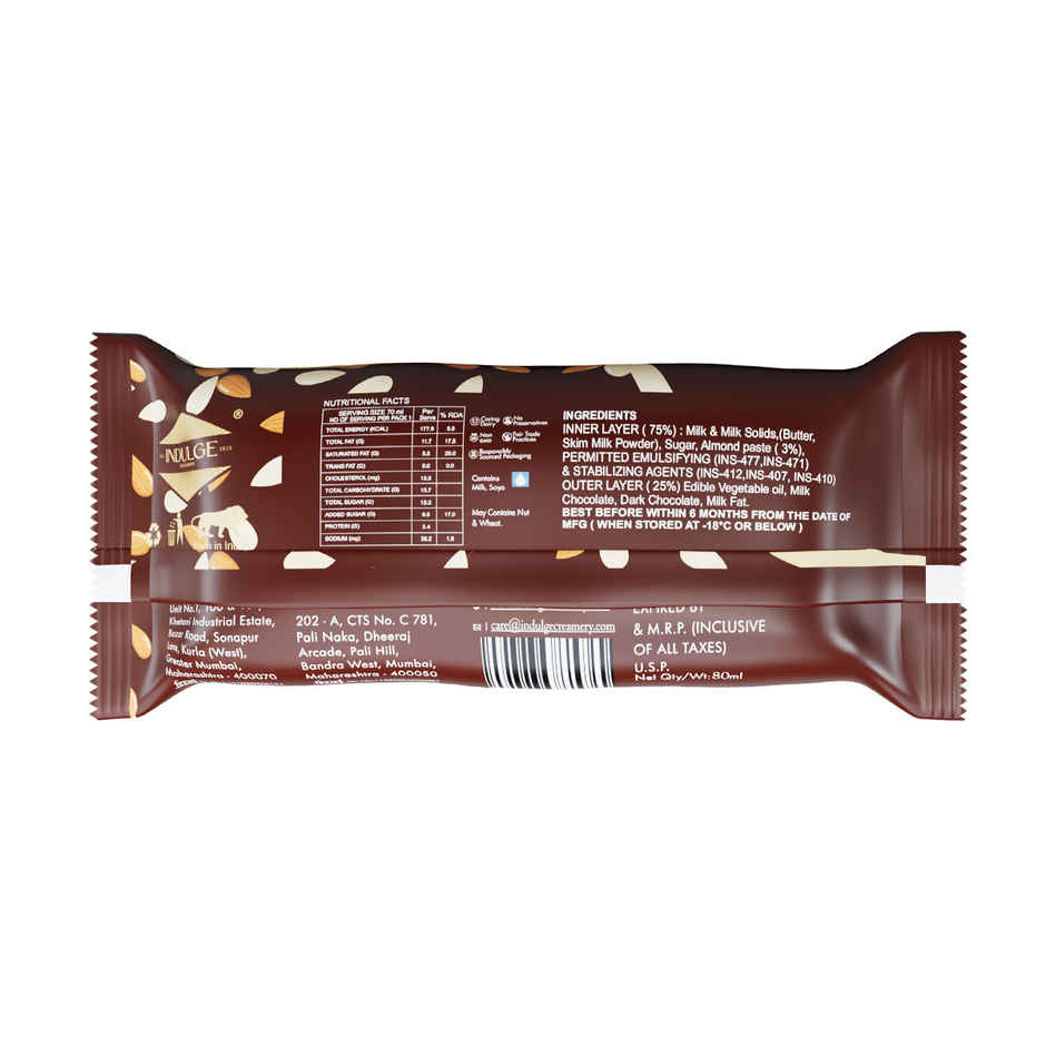 Indulge Creamery | Almond Crunch Ice Cream Stick