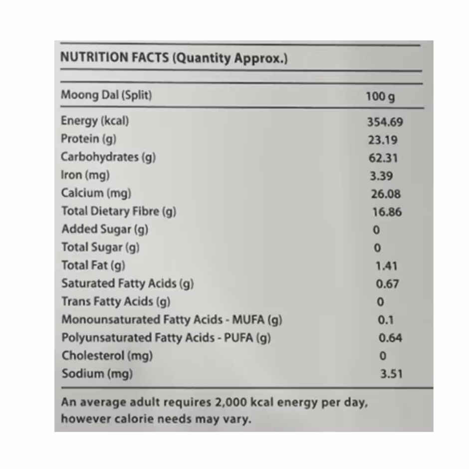 Popular Essentials Moong Dal | Unpolished
