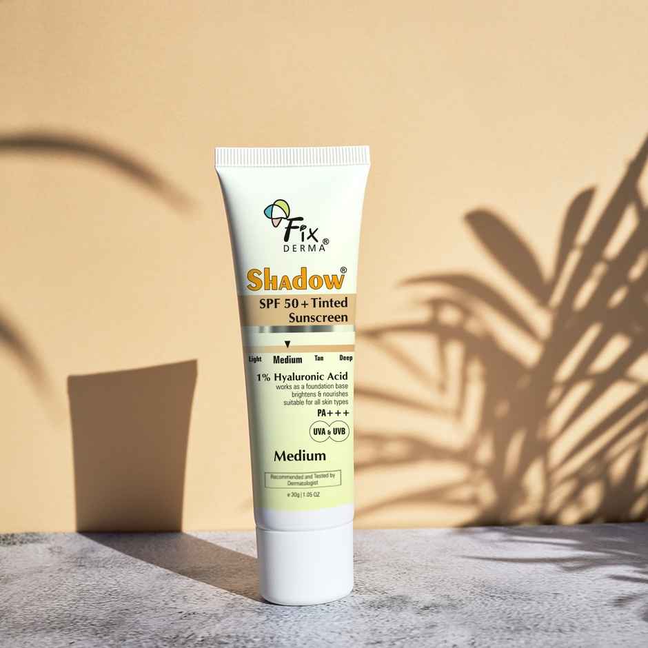 Fixderma Shadow SPF 50 Tinted Medium Sunscreen