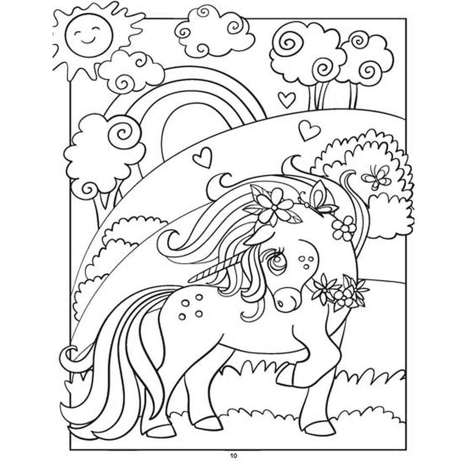 My Unicorn Colouring Book - Fun Colouring Pages For Children Ages 2-7|Unicorn Designs For Colouring