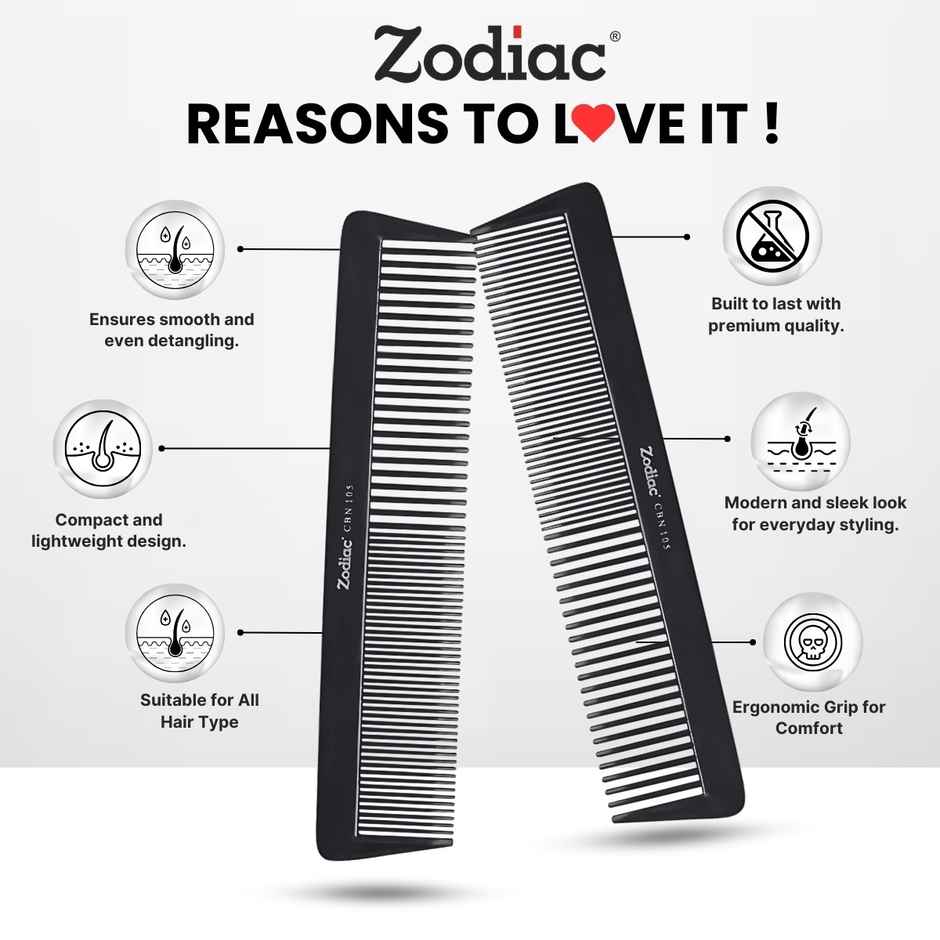 Zodiac Carbon Combs | Cbn-105