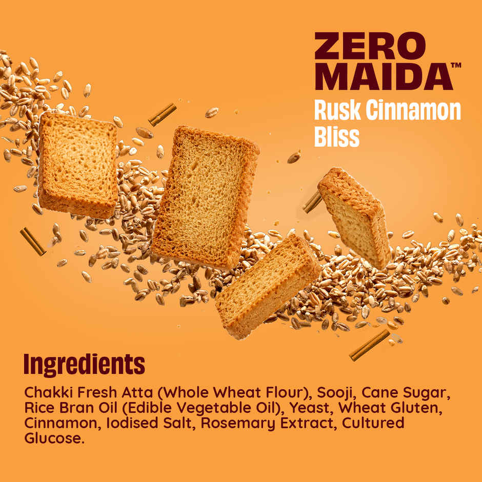 The Health Factory Zero Maida Rusk Cinnamon Bliss