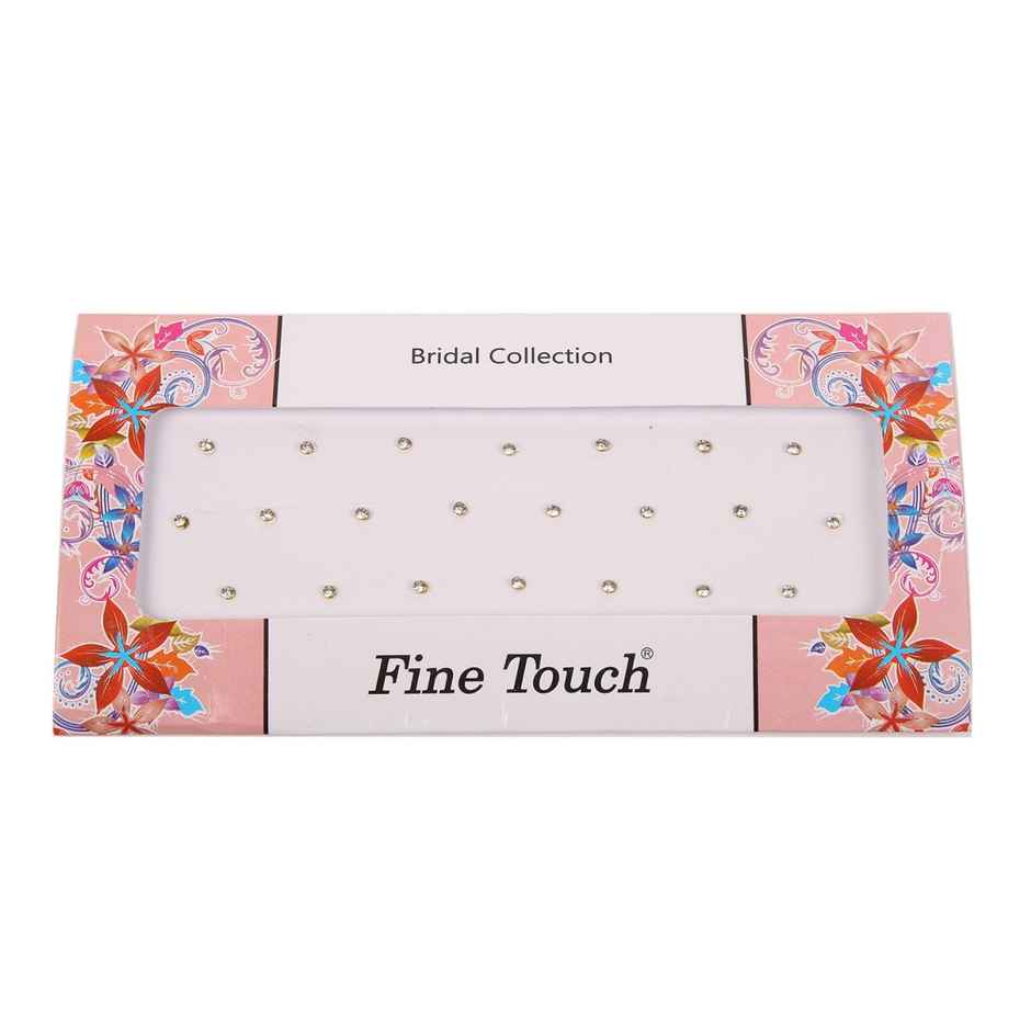Fine Touch Bindi Small Silver Stone