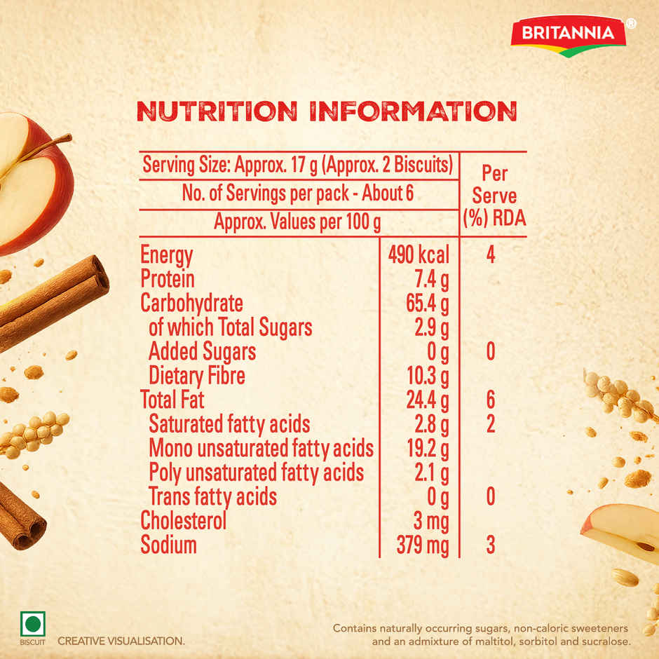 Britannia Nutrichoice Millets Jowar Cinnamon Cookies