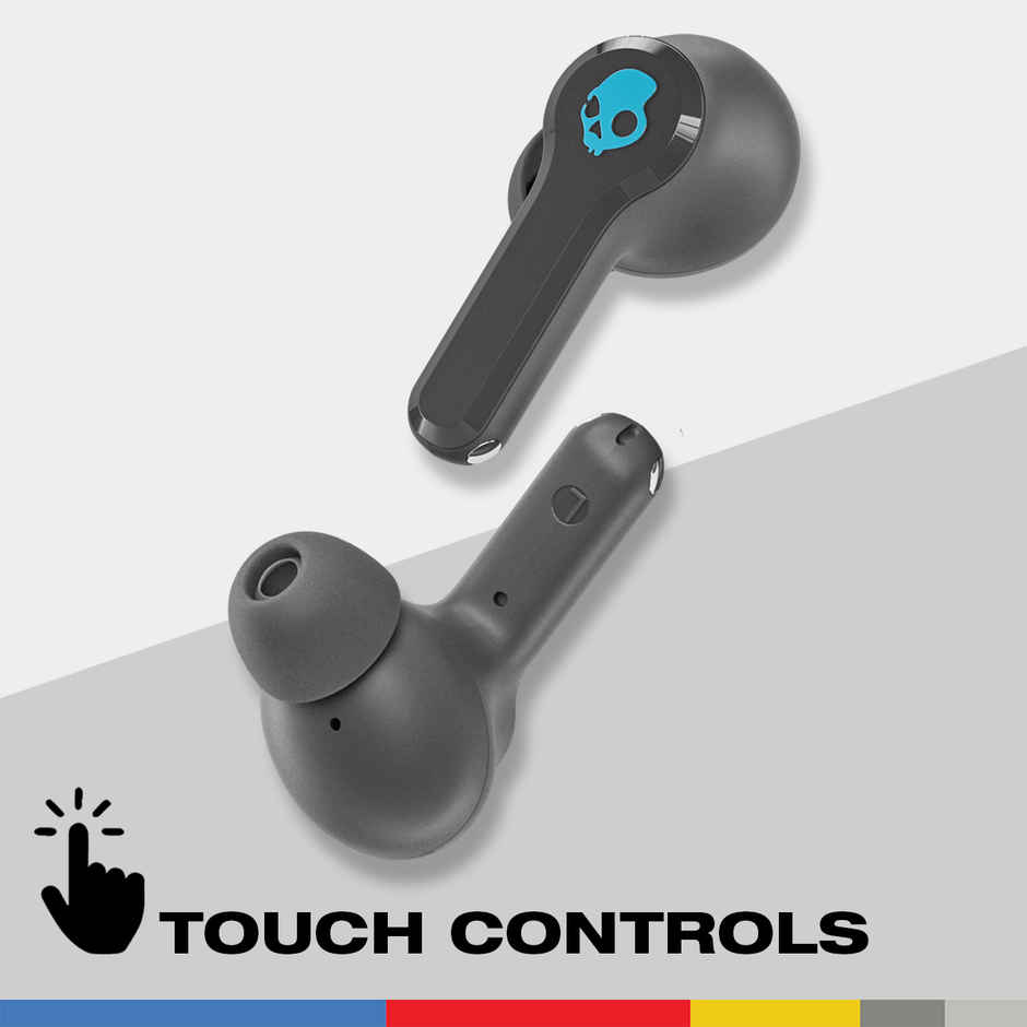 Skullcandy Inkd True Wireless Earbuds 48 Hour Battery Quad Mic ENC Grey