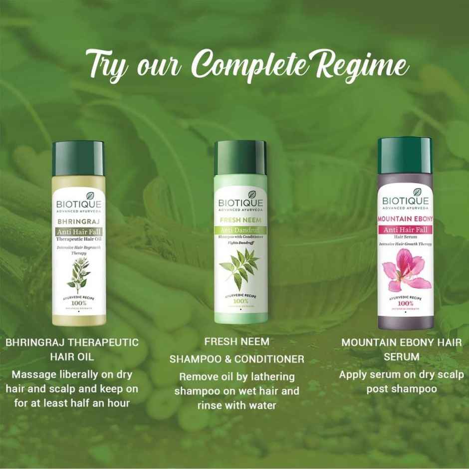 Biotique Fresh Neem Anti Dandruff Shampoo & Conditioner