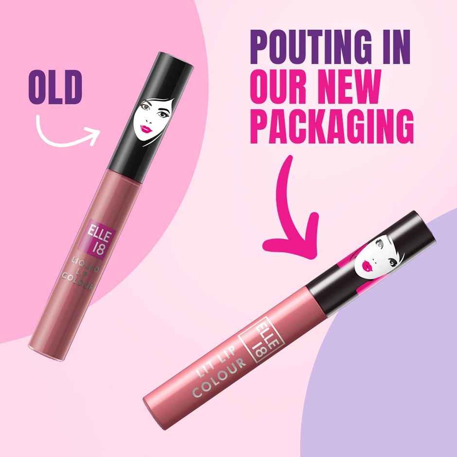 Elle 18 Liquid Lip Color | Nude Pump | Smooth & Vibrant