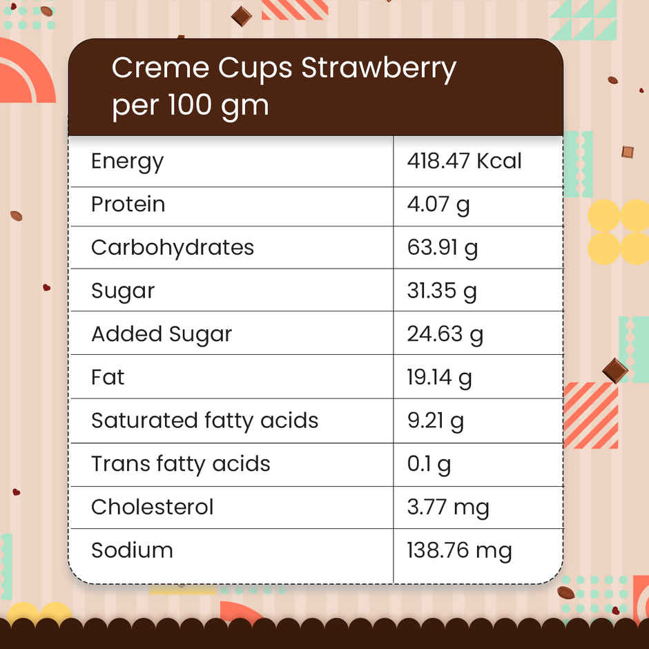 Lavian Exotique Creme Cups Strawberry | Dessert Delight| Combo