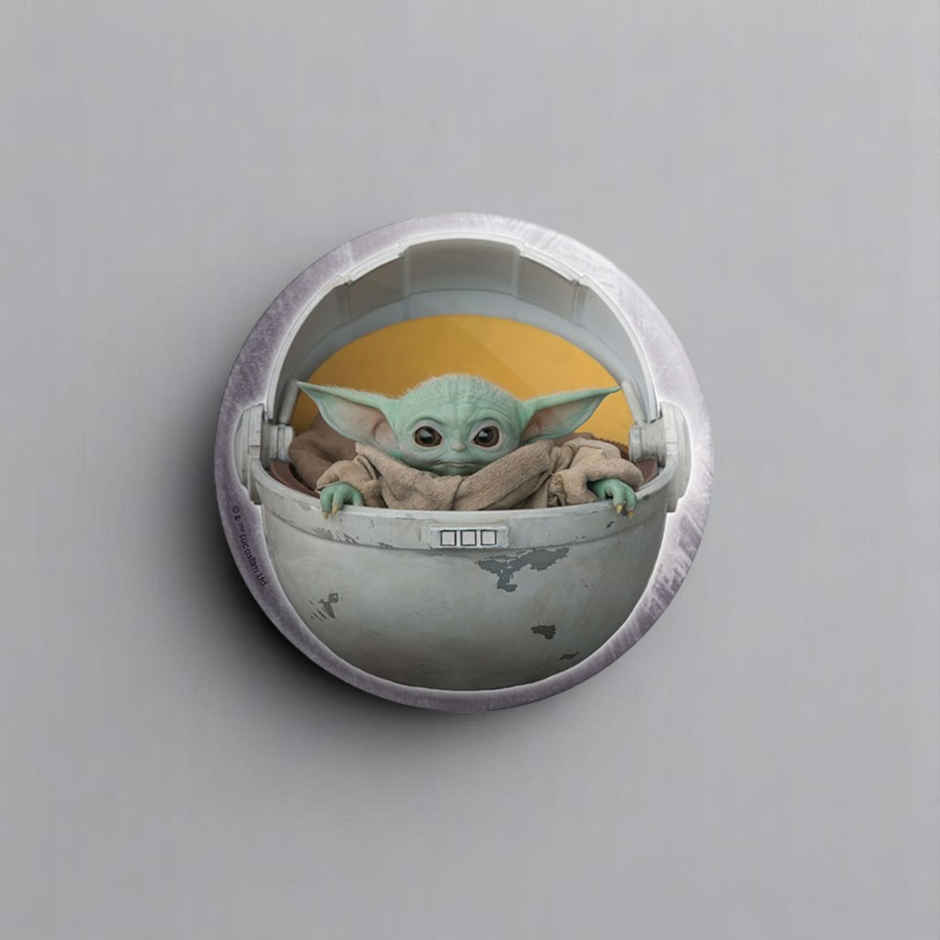 House Of Festivals Baby Yoda - Star Wars Official Badge