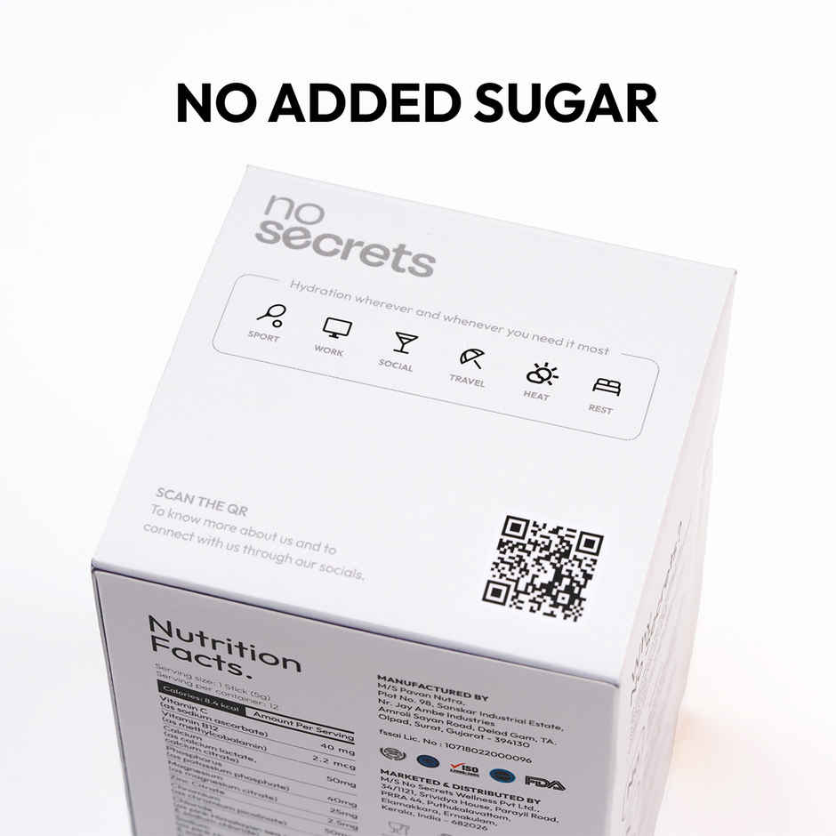 No Secrets Perfect Hydration Duo Electrolytes & Antioxidants Assorted Box