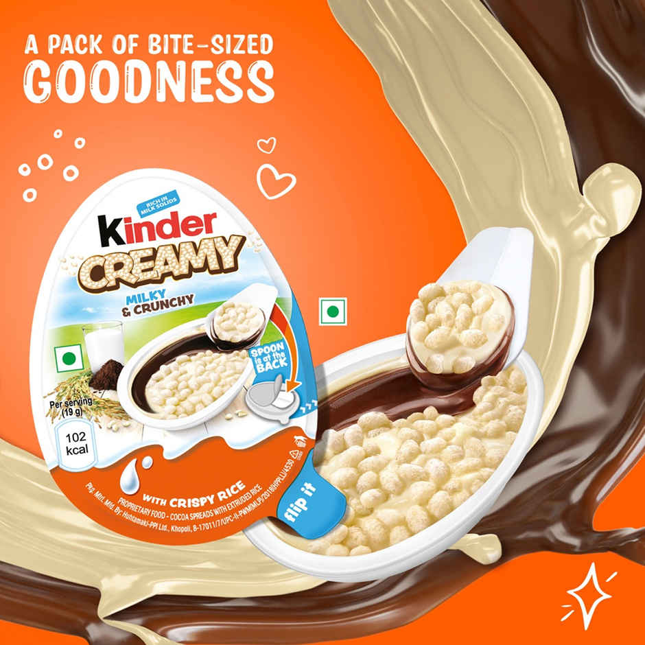 Kinder Creamy Milky And Cocoa | Extruded Rice