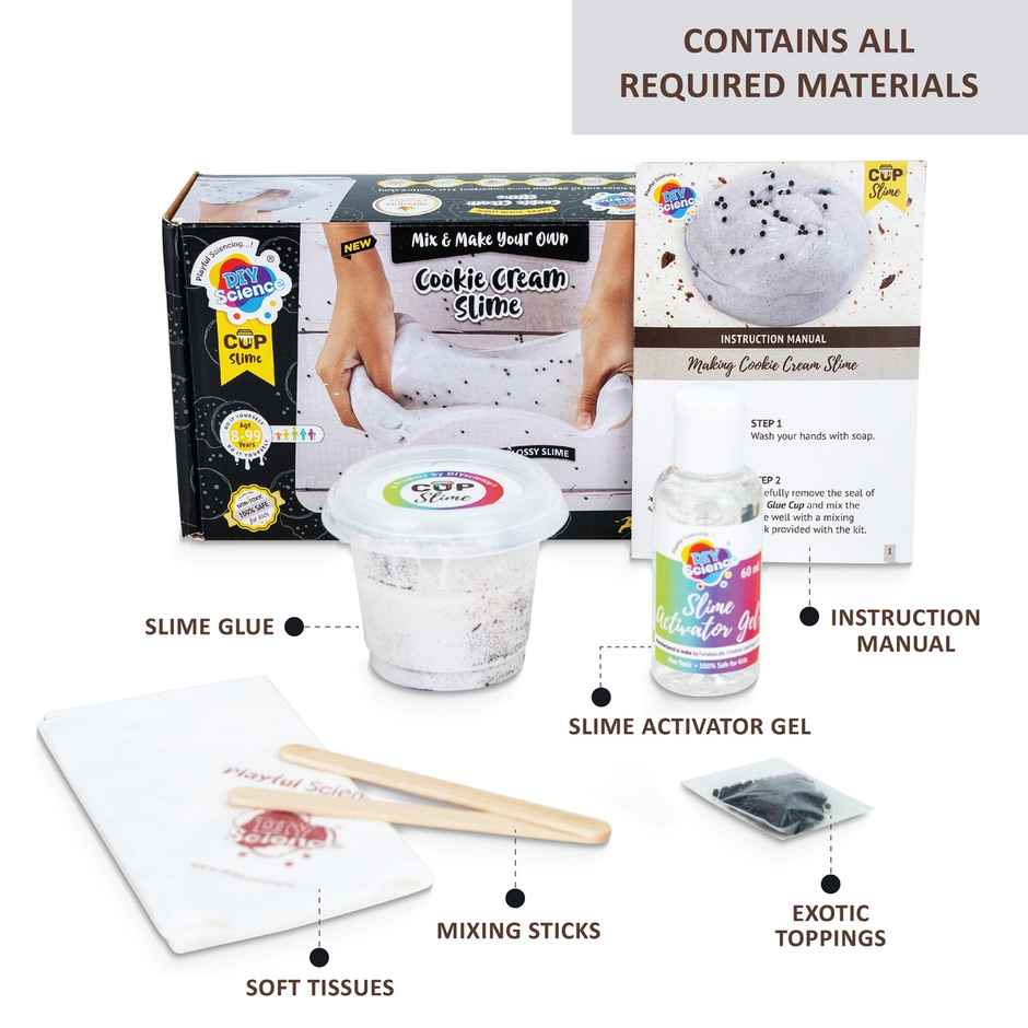 DIY Science Cookie Cream Slime Kit