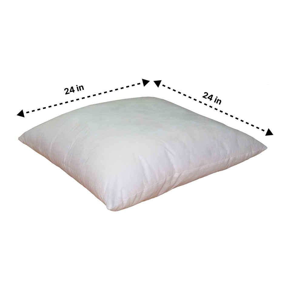 Lushomes Premium Fibre Sofa Cushion | 24 x 24 inch