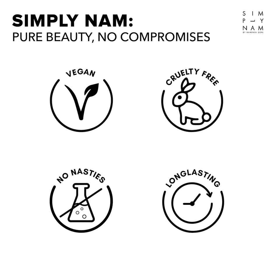 Simply Nam Velvet Matte Liquid Lipstick - Hanna (Mauve), 16Hr Stay, Infused, 6 Natural Oil Extracts