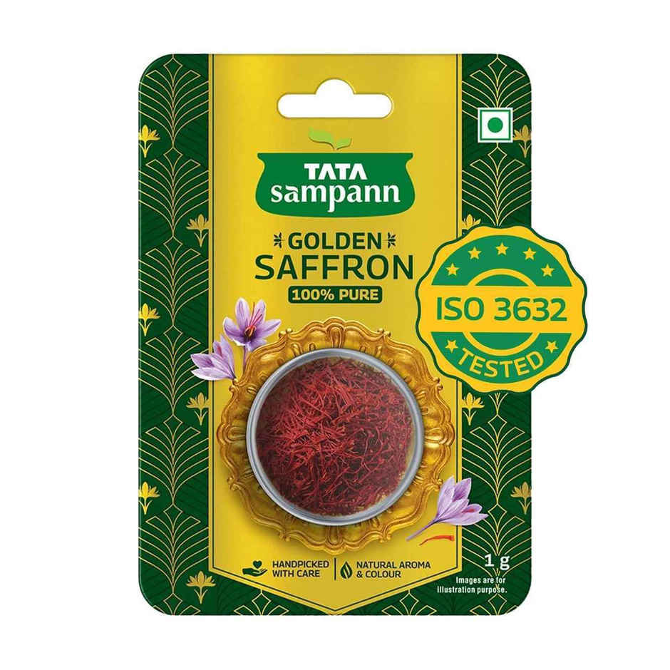 Tata Sampann Golden Saffron | Natural Aroma And Colour | Pure Kesar