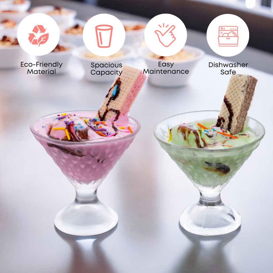 Yera Iceberg 100 ml 6 pcs Ice Cream Bowl Set