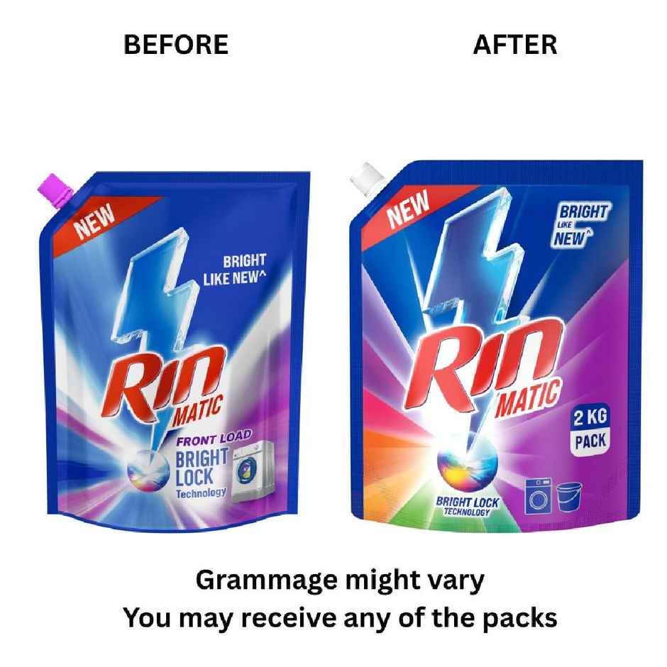 Rin Matic Front Load Detergent Liquid | Pouch
