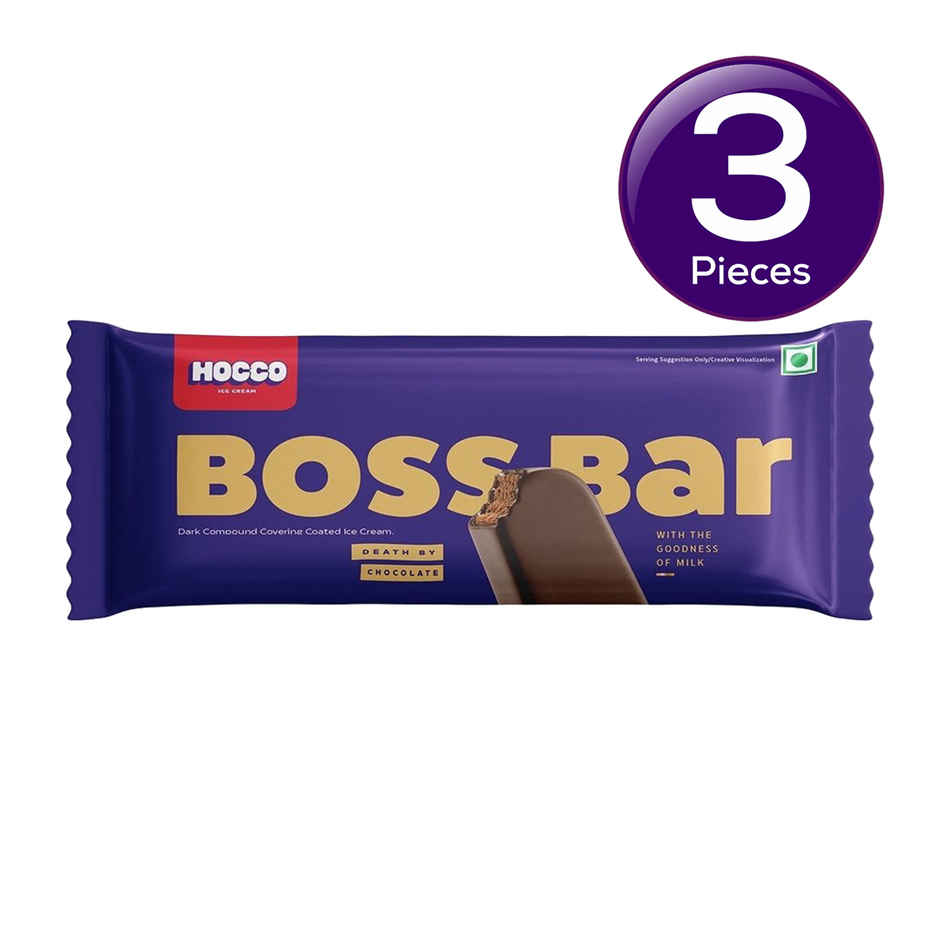 Hocco Death By Chocolate Boss Bar Ice Cream Stick Combo