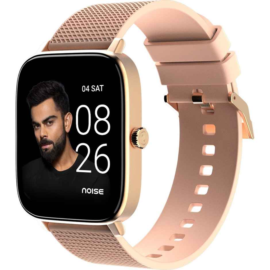 Noise Colorfit Thrive Smartwatch, 1.85'' Display with BT Calling, Music Playback & Voice Assistance Smartwatch - Coral Pink