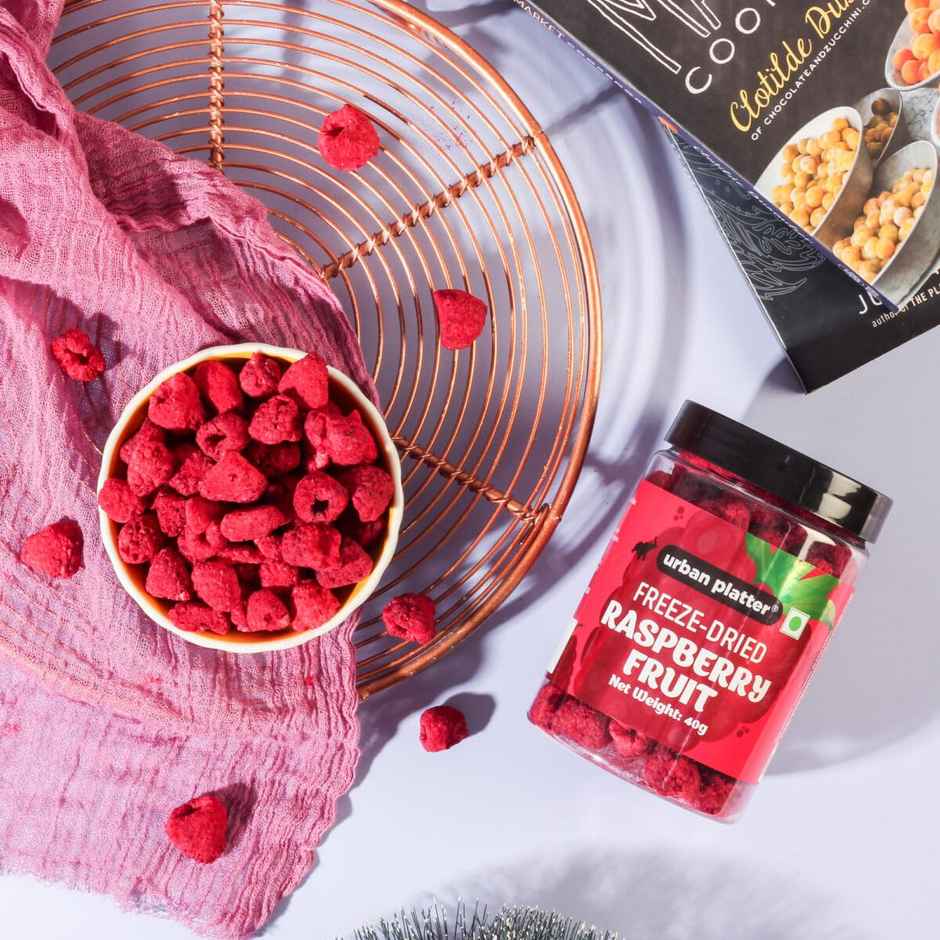 Urban Platter Freeze-Dried Raspberry, Whole Raspberries