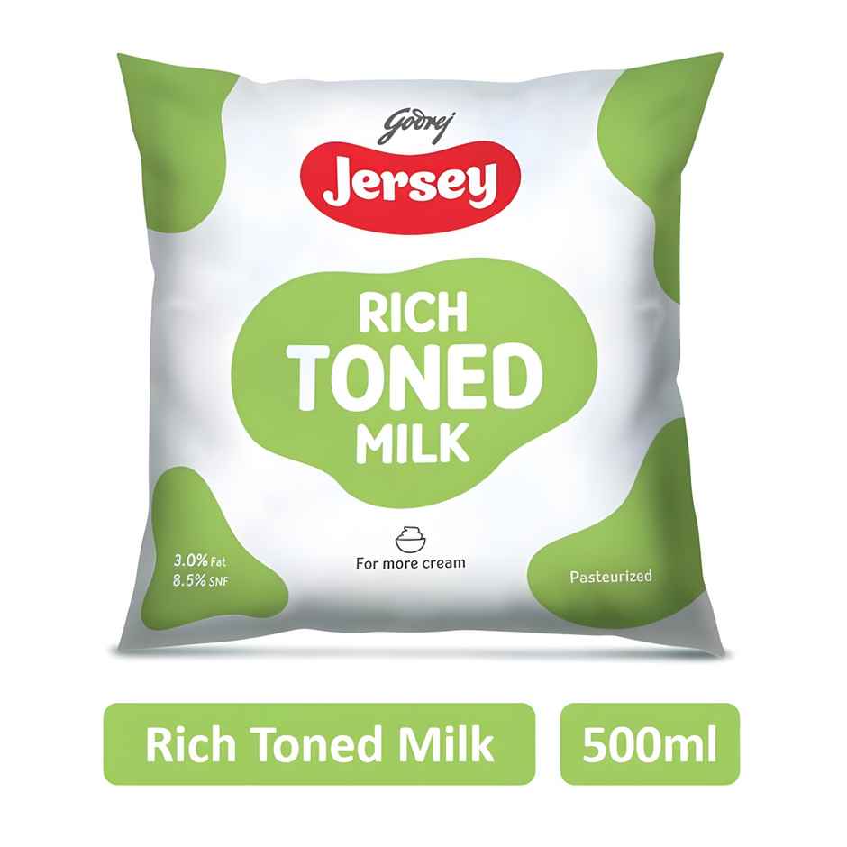 Godrej Jersey Rich Toned Fresh Milk | Pouch