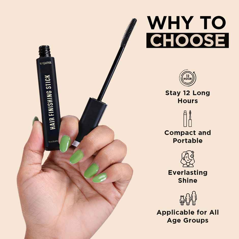 Orgatre Hair Finishing Stick For Women | Anti Flyaway Hair Wand | Hair Wax Stick For Flyaway Hairs